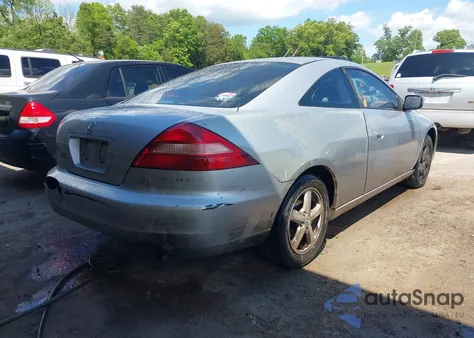 2003 Honda Accord 2.4 Ex из США, поврежденный, VIN 1HGCM72693A014507